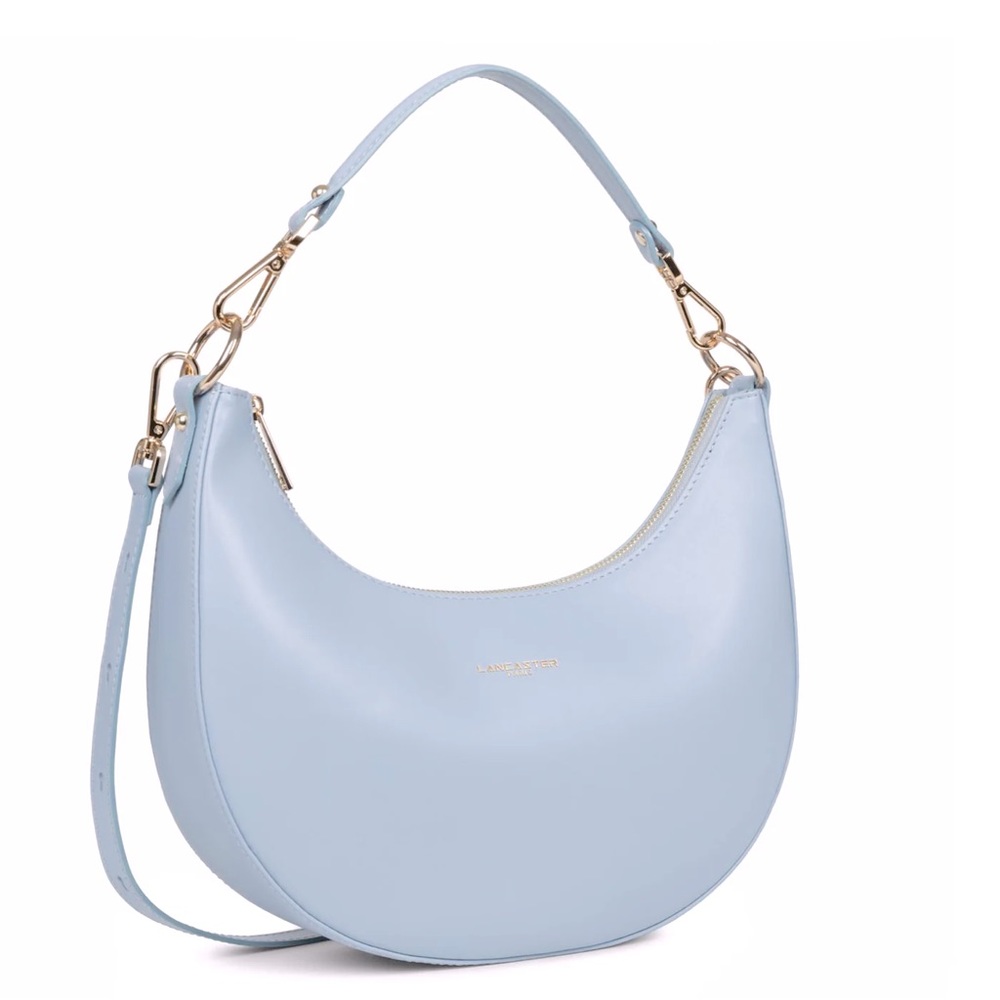 NWT Lancaster Paris M Shoulder Bag in Bleuciel